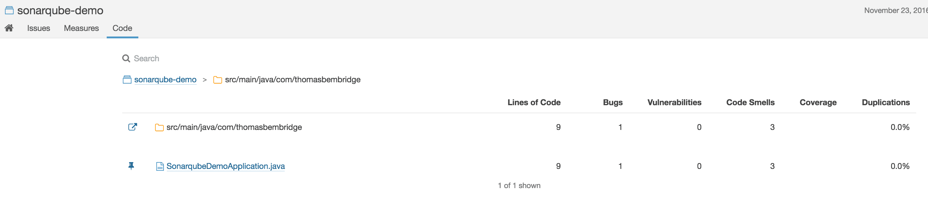 Code - Drill down into packages